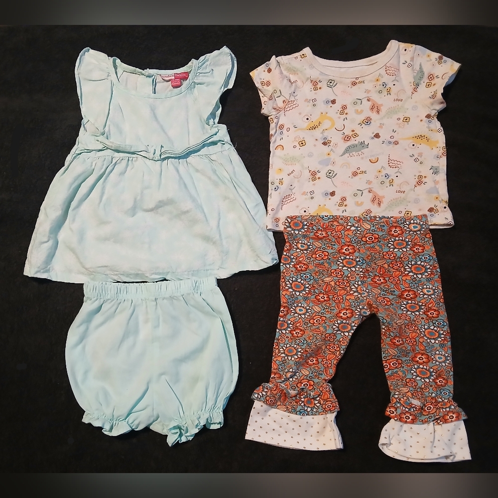2 Colorful Girl Matching Set
